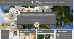 Desktop Screenshot of loewen-apotheke-dipps.de